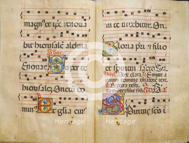 Benedictine Antiphonary, ca. 1467-70. Creator: Belbello da Pavia.