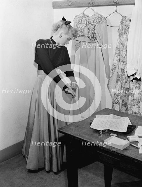 Portrait of June Christy, 1947 or 1948. Creator: William Paul Gottlieb.