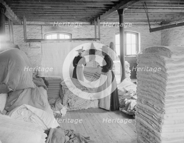 Early Blanket Factory, Witney, Oxfordshire, 1898. Artist: Henry Taunt