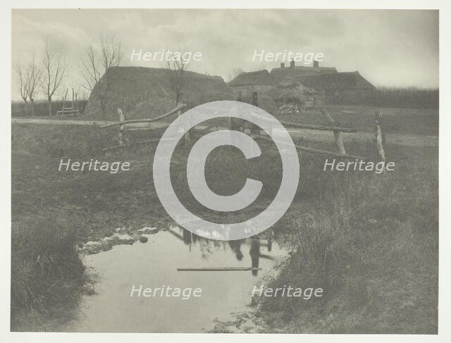 A Marsh Farm, 1886. Creator: Peter Henry Emerson.