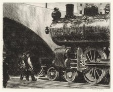 The Locomotive, 1923. Creator: Edward Hopper.