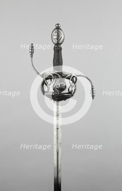 Rapier, Europe, western, 1630-40. Creator: Unknown.