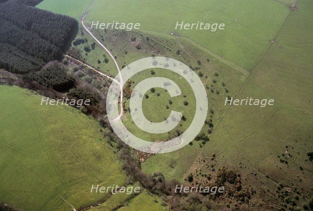 Ancient iron smelting site, Sherracombe Ford, Exmoor, Devon, 1999. Artist: Unknown.