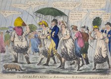 'The Loyal Duckling, or Returning from the Review...', (1800?). Artist: Unknown
