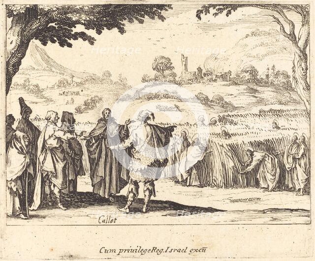 Jesus with the Pharisees, 1635. Creator: Jacques Callot.