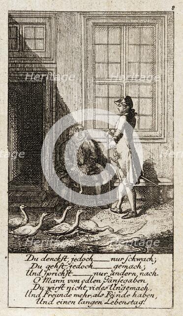 Illustration of 'Various Subjects', 1779. Creator: Daniel Nikolaus Chodowiecki.