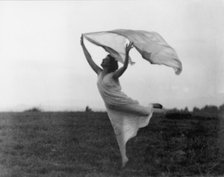 Mrs. Florence Fleming Noyes in a scarf dance, between 1900 and 1915. Creator: Frances Benjamin Johnston.