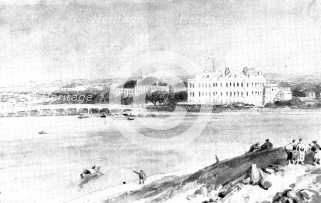 The Chinese Crisis: the German Consulate, Shanghai, 1898. Creator: Unknown.