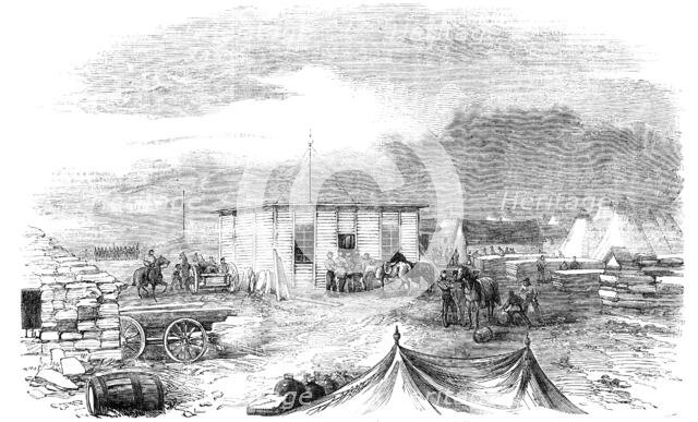 Army Stores (Mr. B. D. Stuart's), Fourth Division, Cathcart's Hill, before Sebastopol, 1856.  Creator: Unknown.