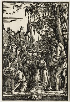 Christ Nailed to the Cross, c. 1513. Creator: Altdorfer, Albrecht (c. 1480-1538).