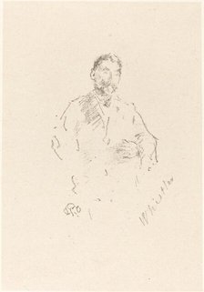 Stéphane Mallarmé, No. 2, 1892. Creator: James Abbott McNeill Whistler.
