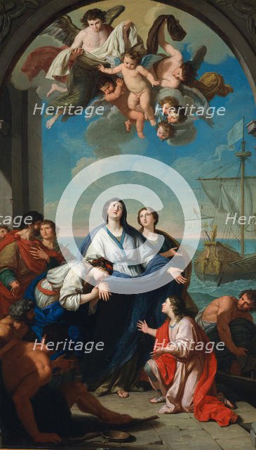 The Departure of Saints Paula and Eustochium for the Holy Land. Creator: Giuseppe Bottani.