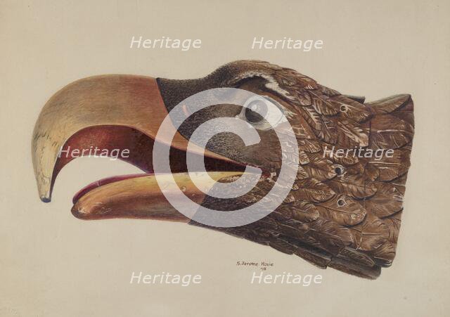 Figurehead, 1938. Creator: Jerome Hoxie.