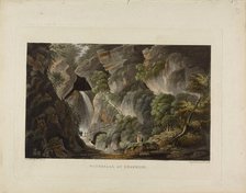 Waterfall at Shanklin, c. 1794. Creator: Piercy Roberts.