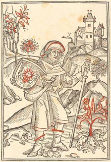 Gerson as Pilgrim, 1489. Creator: Unknown.