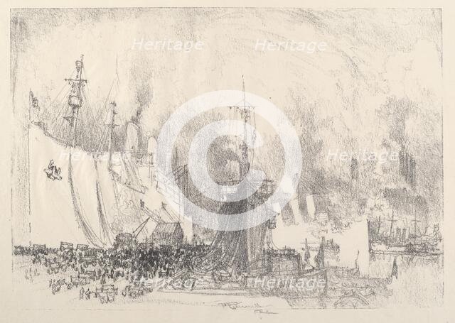 The Transports, 1917. Creator: Joseph Pennell.