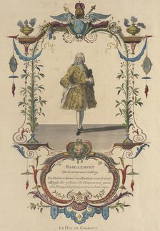 Habillement du Gouverneur du Roy, Le Duc de Charost, 1772. Creator: Nicolas Dauphin de Beauvais.