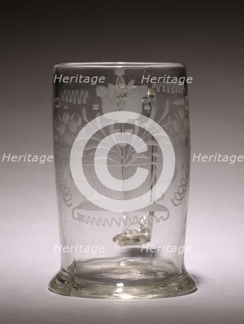 Handled Mug, 1700s. Creator: Unknown.