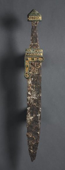 Single-Edged Knife (Scramasax), c. 500-700. Creator: Unknown.