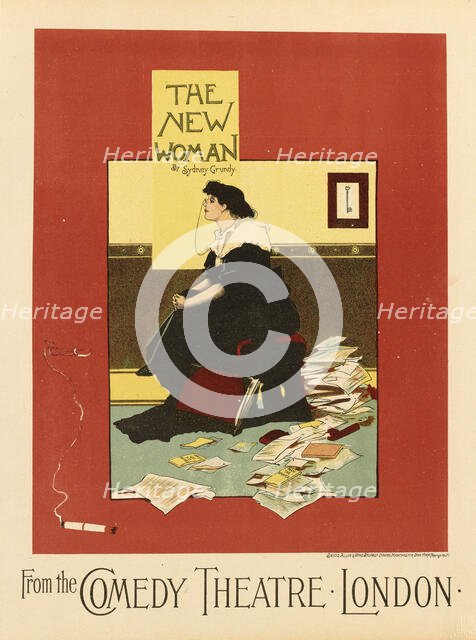 The new woman, 1895. Creator: Morrow, Albert (1863-1927).