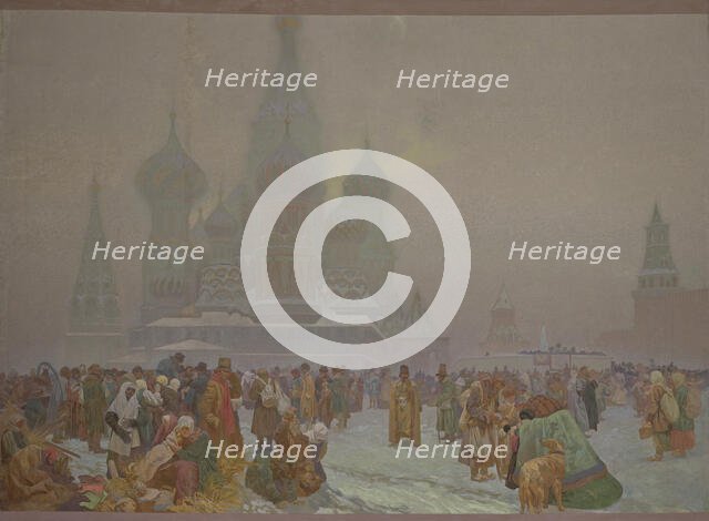 The Abolition of Serfdom in Russia (The cycle The Slav Epic), 1914. Creator: Mucha, Alfons Marie (1860-1939).