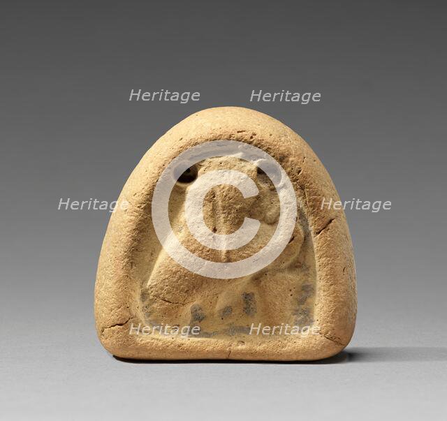 Loom weight with Spinning Owl, 3rd-2nd century BC. Creator: Unknown.