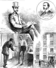 The arrest of Mr. C. S. Parnell, M.P., at Morrison's Hotel, Dublin, 1881. Creator: Unknown.