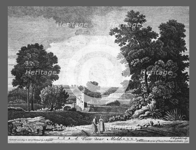 'A View Near Mold', c1752. Artist: John Boydell.