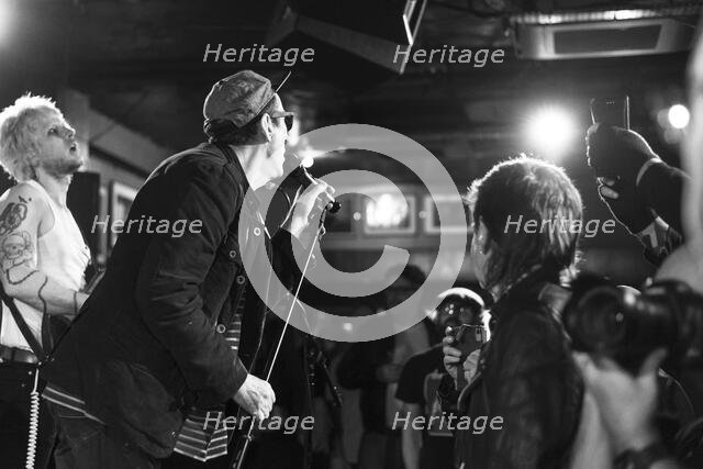 Andy Blade, Eater live at 100 Club, London, Mar 2023. Creator: Annapaola Marchesani.