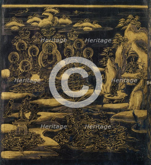 "Devadatta," Chapter 12 of the Lotus Sutra (Hoke-kyo, Daibadatta-bon) , 12th century. Creator: Unknown.