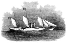 The Pacha of Egypt's Steam-yacht "Said", 1858. Creator: Unknown.