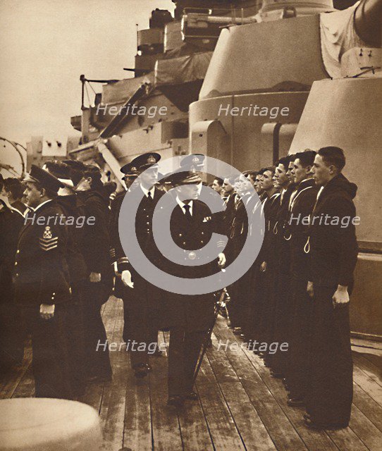 'Men of H.M.S. Royal Oak', 1937. Artist: Unknown.