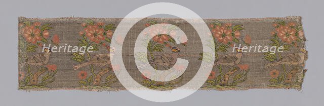 Dress or Furnishing Fabric, Iran, late 17th century. Creator: Unknown.