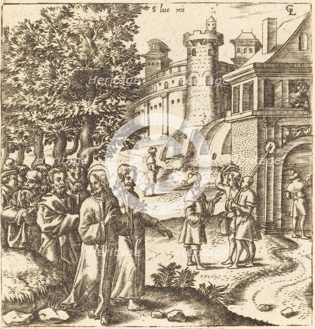 Christ Teaching the Multitude, probably c. 1576/1580. Creator: Leonard Gaultier.