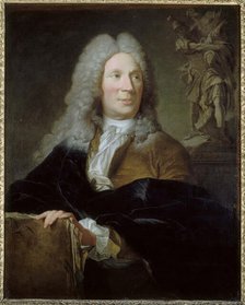 Portrait of Pierre Le Pautre (1660-1744), sculptor, 1729. Creator: Jean Legros.