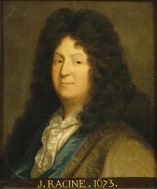 Portrait of the poet Jean Racine (1639–1699), 1698. Creator: Santerre, Jean Baptiste (1658-1717).