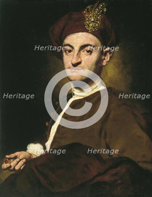 Portrait of a Goldsmith, 1735. Creator: Giuseppe Ghislandi.