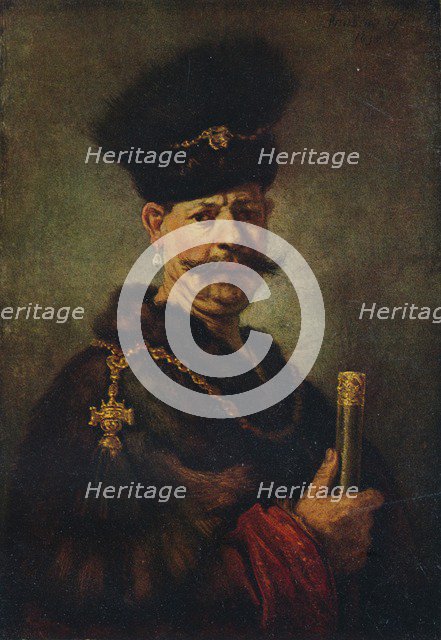 'A Polish Nobleman', 1637. Artist: Rembrandt Harmensz van Rijn.