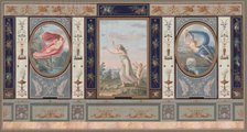 Elaborate Wall Decoration with Endymion and Hebe, c. 1800. Creator: Tommaso Bigatti.