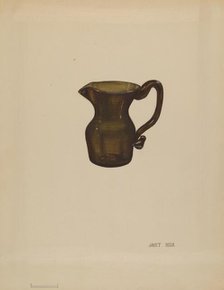 Creamer, c. 1936. Creator: Janet Riza.