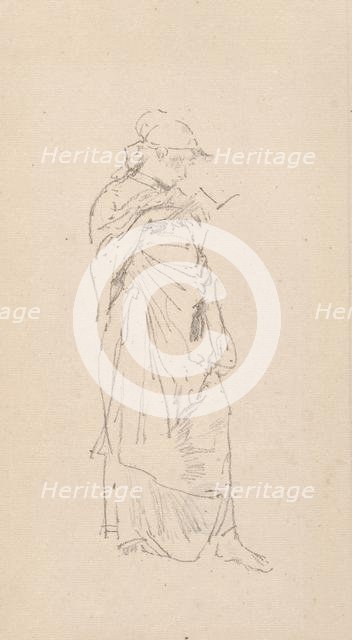 The Novel - Girl Reading, 1890. Creator: James McNeill Whistler (American, 1834-1903).