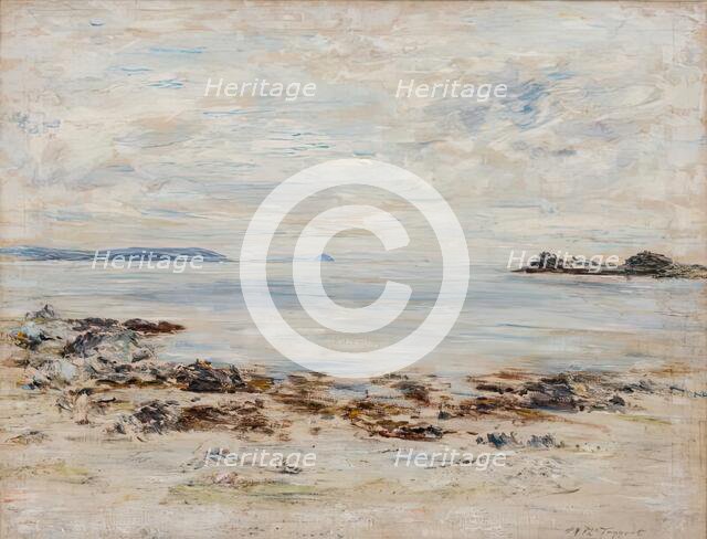 The White Calm - Ailsa Craig from Port an Righ, 1901. Creator: William McTaggart.