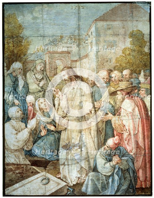 'The Raising of Lazarus', 1512.  Artist: Albrecht Dürer