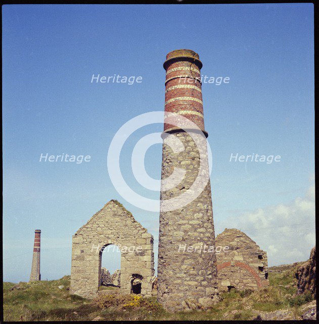Levant Mine, Levant Road, Trewellard, St Just, Cornwall, 1967-1970. Creator: Eileen Deste.
