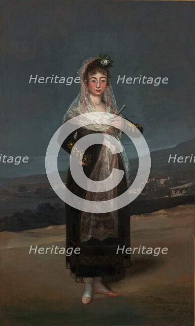 Portrait of the Marquesa de Santiago, 1804. Creator: Francisco Goya.