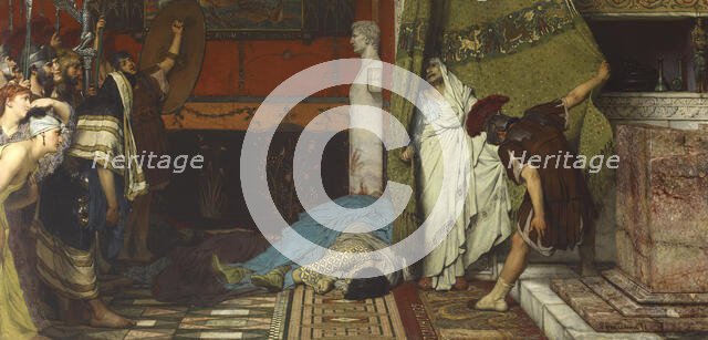 A Roman Emperor: 41 AD, 1871. Creator: Sir Lawrence Alma-Tadema.