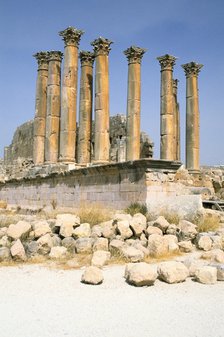 Temple of Artemis, Jerash, Jordan.