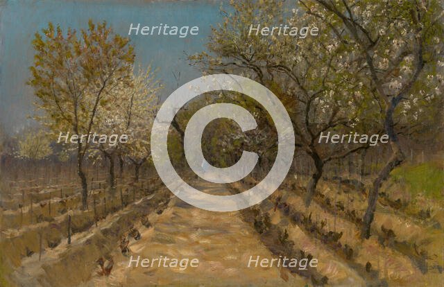 Vineyard, around 1890 - 1895. Creator: Ladislav Mednyanszky.