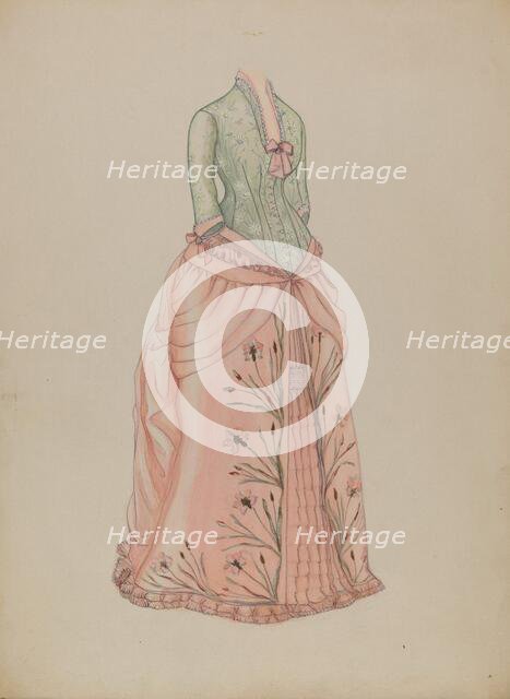 Dress, c. 1936. Creator: Marie Mitchell.