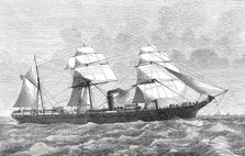 The Screw-steamer Alfonso XII, 1876. Creator: J. R. W..
